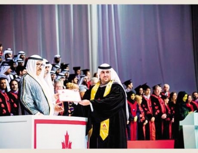 H.H. Sheikh Hamdan Bin Rashid witnesses the 4th graduation ceremony of the Canadian University of Dubai