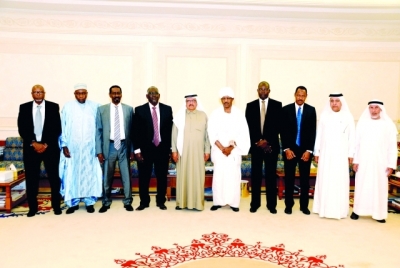 H.H. Sheikh Hamdan bin Rashid receives directors of Al-Maktoum Foundation’s offices in Africa
